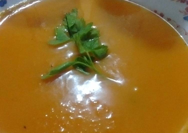 Sopa crema de calabaza light