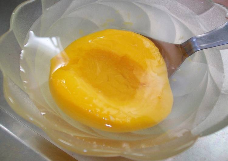 Cómo preparar duraznos en almíbar Receta de Maria del  