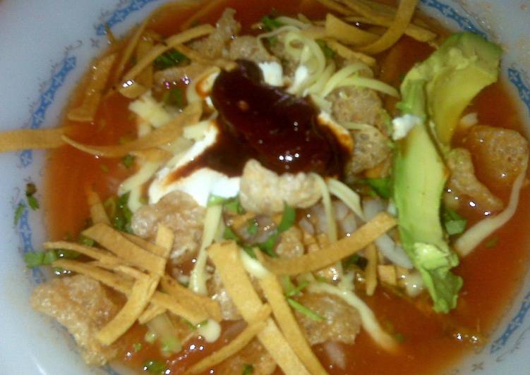 Sopa de tortilla norteña Receta de lenny Cookpad