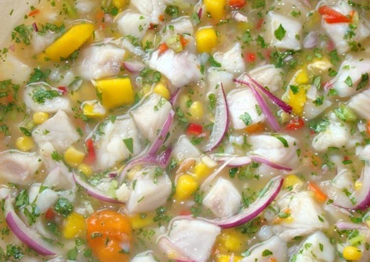 Ceviche Tropical Receta de Mario Berris - Cookpad