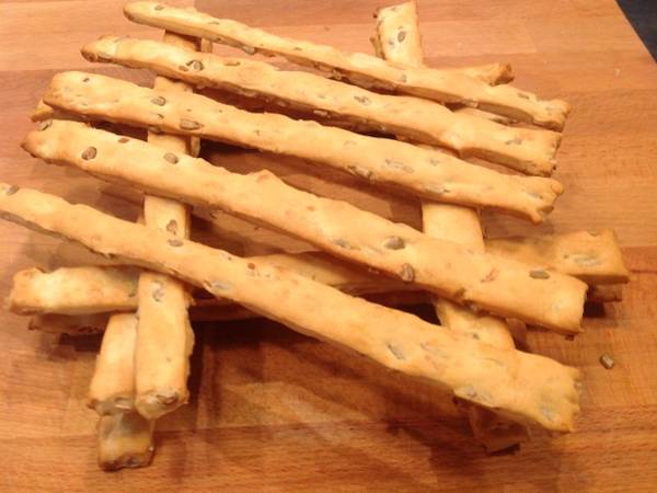 Grisines (palitos de pipas de girasol)