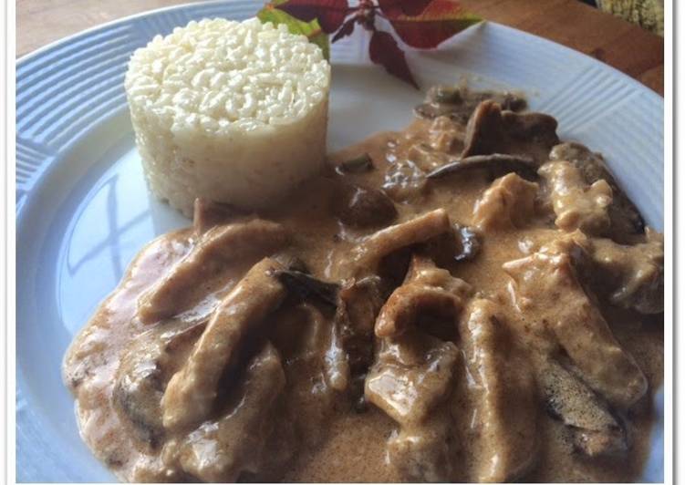 Strogonoff De Terneraun Plato Riqusimo Ol Que Recetas