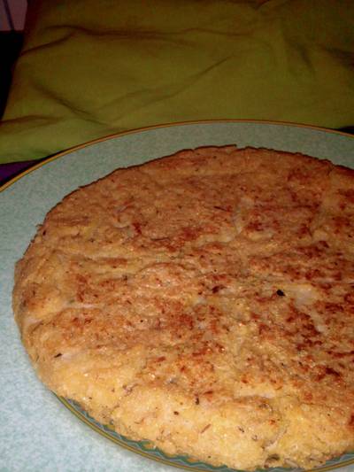 Tortilla de "patatas" vegana