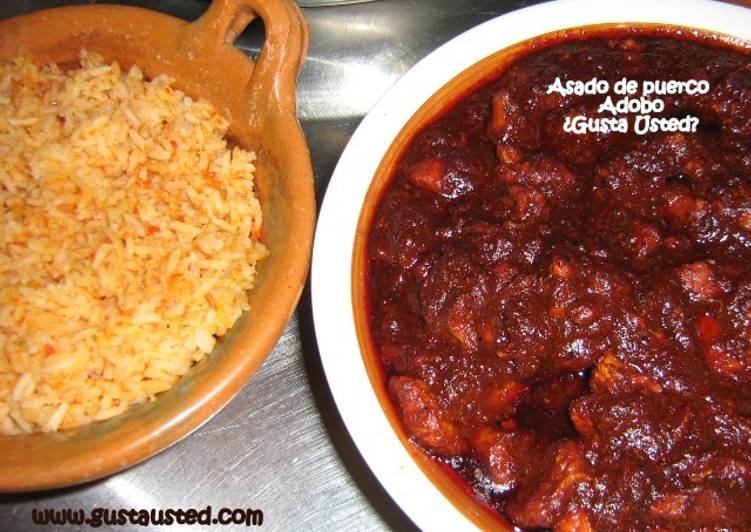 bistec de puerco adobado