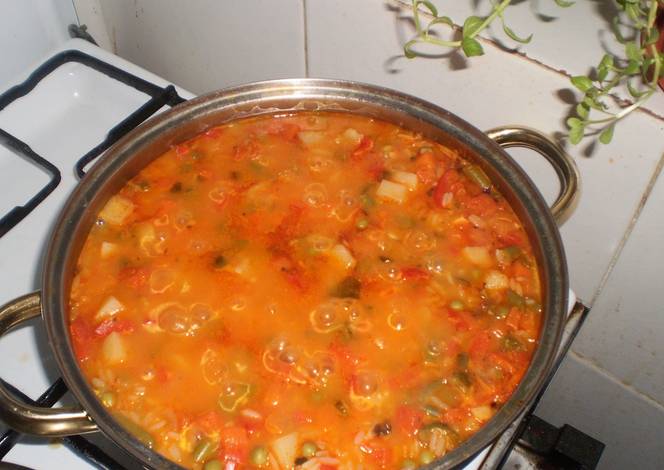 macedonia de verduras de bote