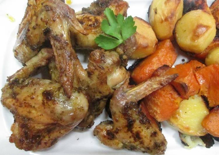 receta alitas adobadas al horno