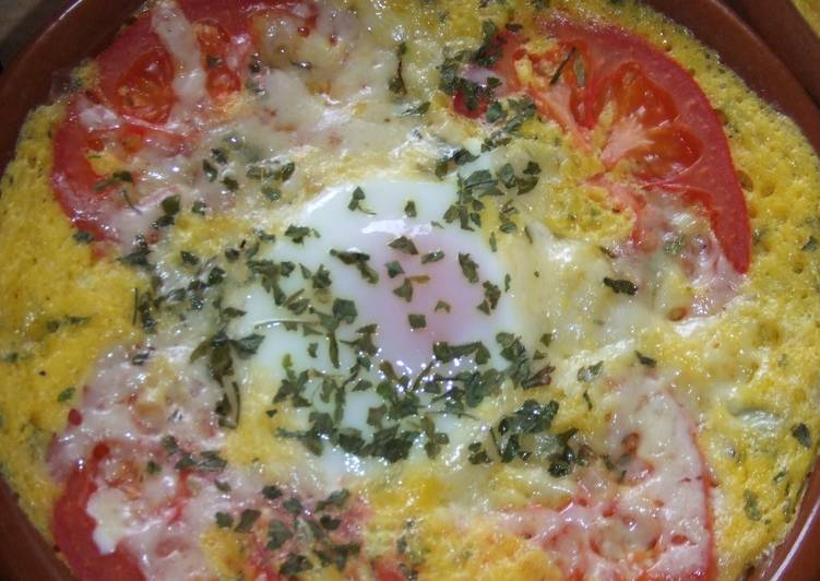 Cazuelitas de tortilla de tomate y quesos al horno Receta de Cuqui