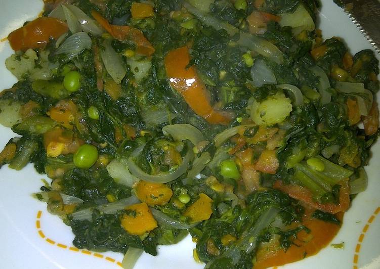 Espinacas con verduras salteadas Receta de shancita - Cookpad