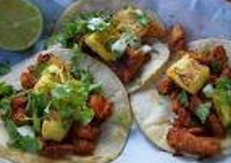 Tacos al pastor con achiote Receta de chefcubillas Cookpad