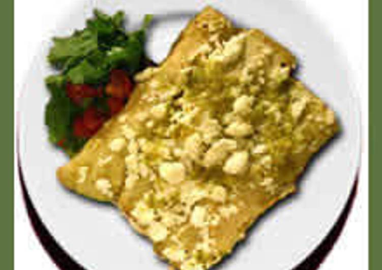 Enchiladas verdes con tomatillo Receta de zule81 Cookpad