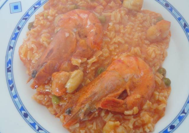 Arroz caldoso con vieiras y langostinos Receta de rebekita - Cookpad Arroz caldoso con vieiras y langostinos Receta de rebekita - Cookpad