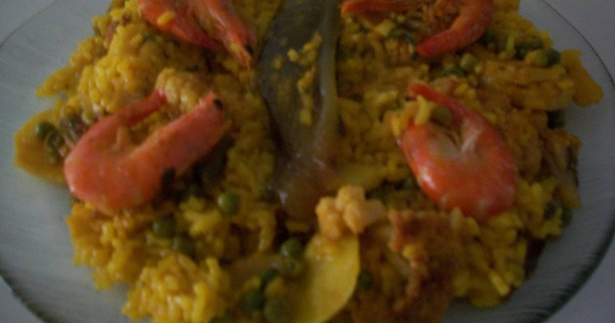 Arroz con verduras y gambas Receta de penchi briones garcia Cookpad
