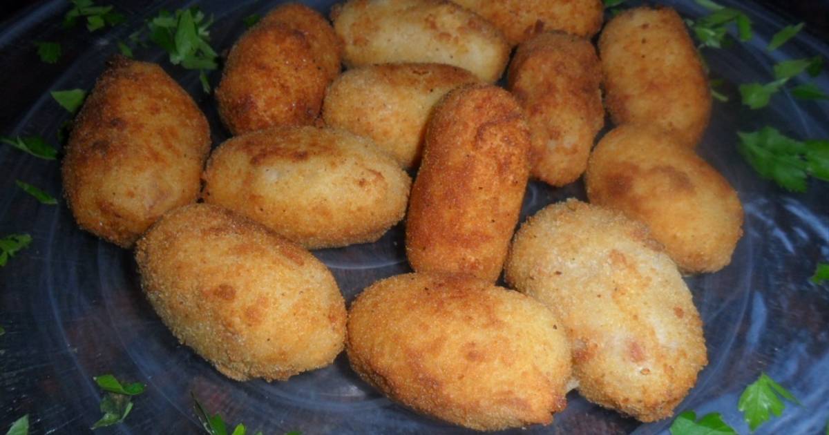 Croquetas de jamón tradicionales Receta de Gabriela Diez Cookpad