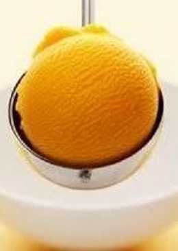 Helado de mango mexicano