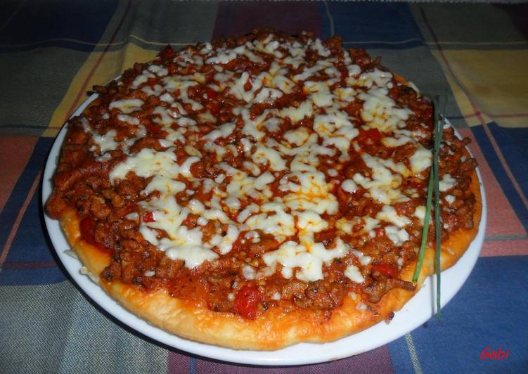 Receta Pizza Boloñesa Photo