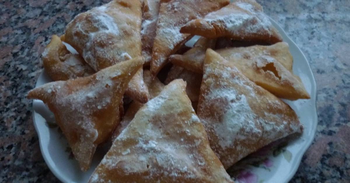 Tortas fritas con queso crema Receta de GRINGA Cookpad