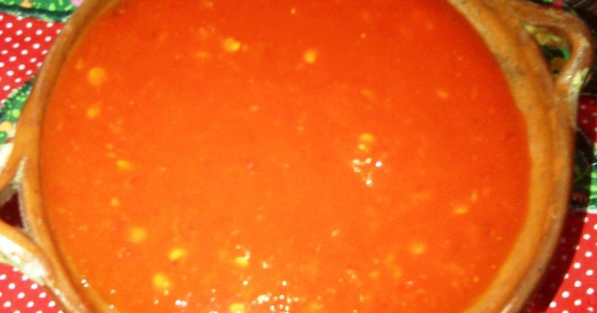 receta salsa roja mexicana