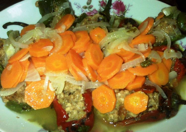 Chiles jalapeños rellenos en escabeche Receta de lenny Cookpad