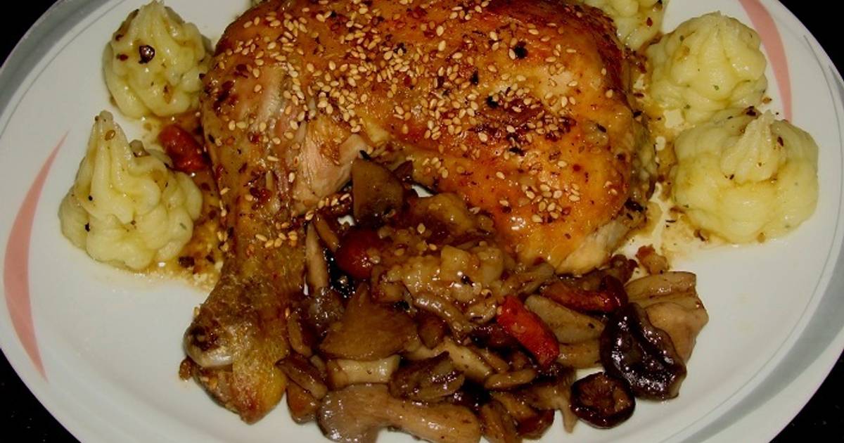 Pollo crujiente con sorpresa Receta de carme castillo Cookpad