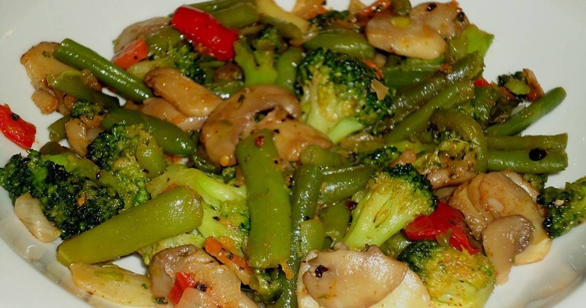 Verduras salteadas brocoli - 92 recetas caseras - Cookpad