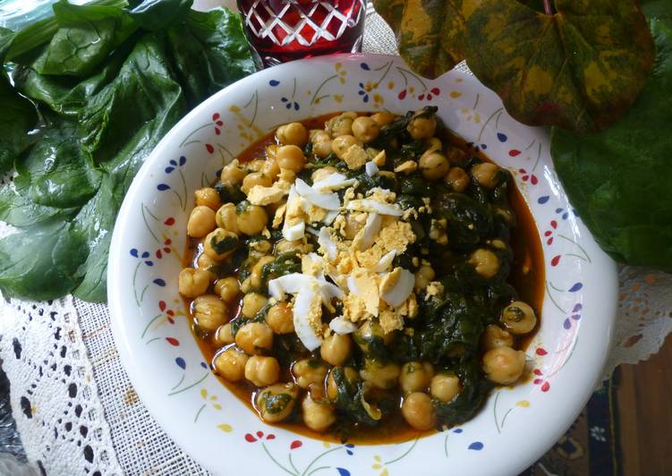 Garbanzos con espinacas frescas Receta de milandebrera Cookpad