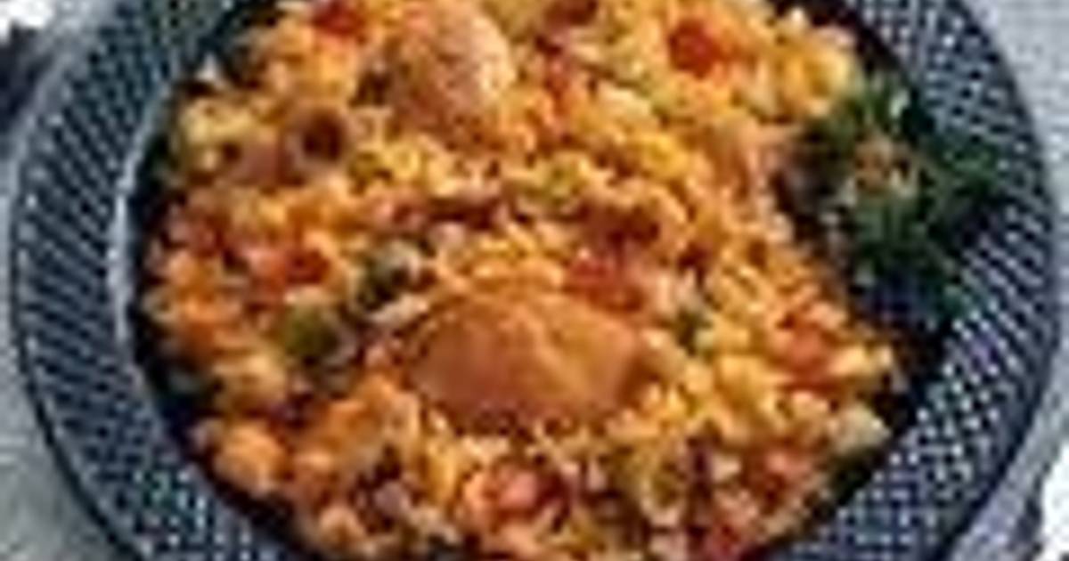 Arroz a la valenciana al estilo nicaraguense Receta de misrecetas