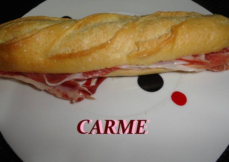 Flauta de jamón ibérico Receta de carme castillo Cookpad