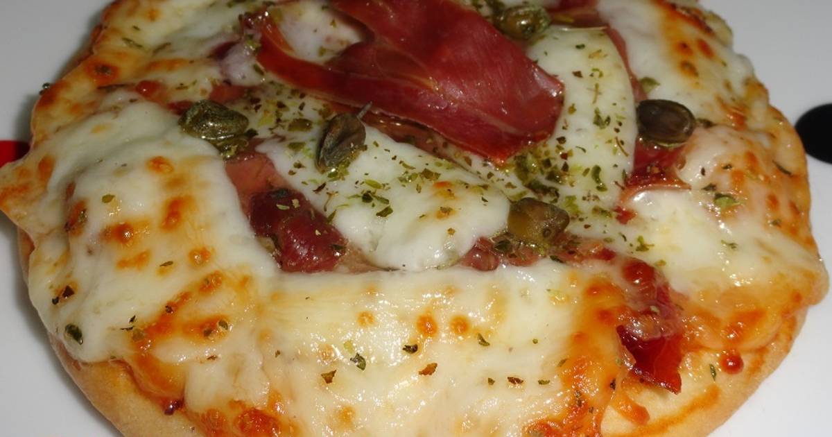 Pizzeta de jamón con queso al vino Receta de carme Pizzeta de jamón con queso al vino Receta de carme