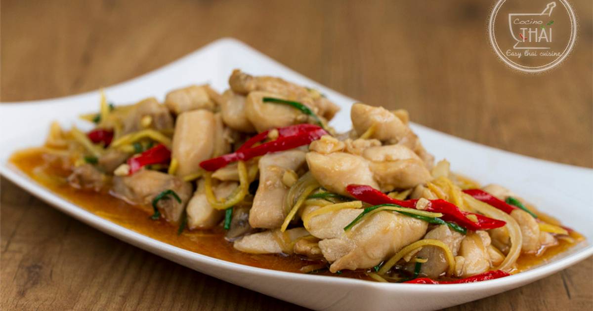 Pollo con jengibre 508 recetas caseras cookpad