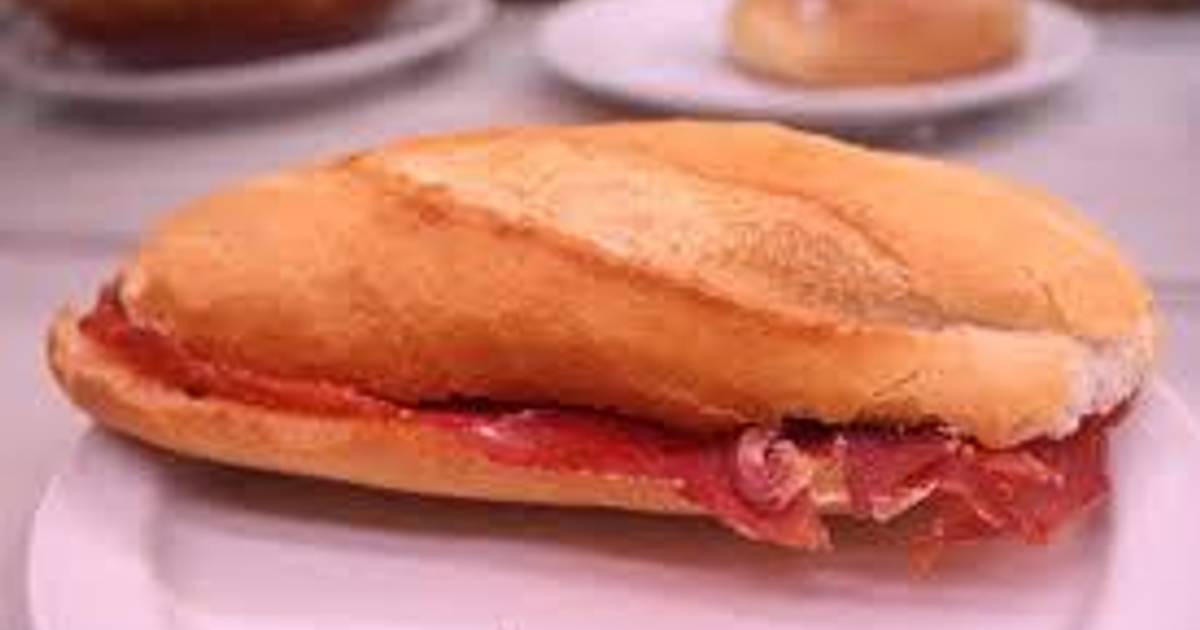 Bocata de jamón serrano Receta de lagar91 Cookpad Bocata de jamón serrano Receta de lagar91 Cookpad