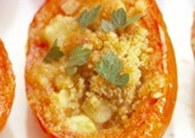 Tomates asados con ajo, y hierbas Receta de Tannya Lo Iacono