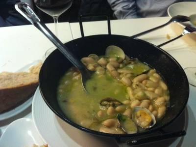 FABES CON GAMBAS fabes con gambas: