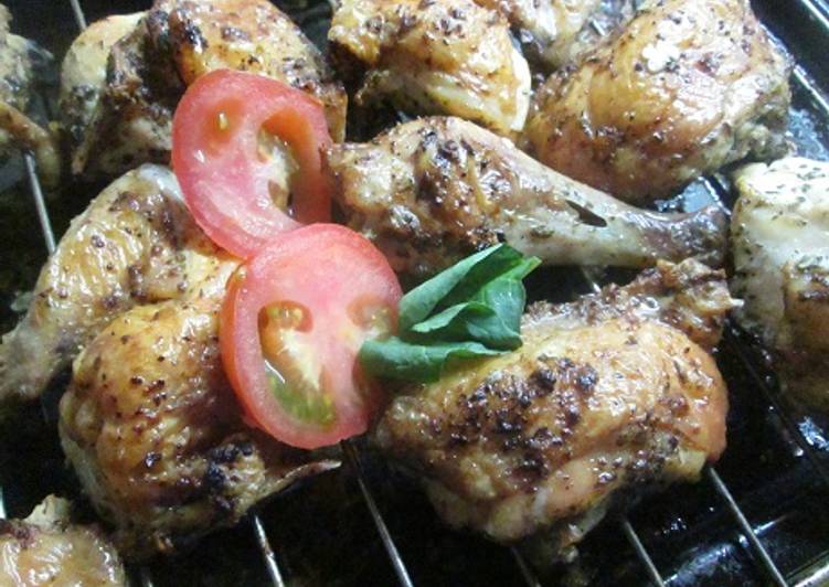 Pollo asado en la parrilla del horno Receta de Gabriela Diez - Cookpad
