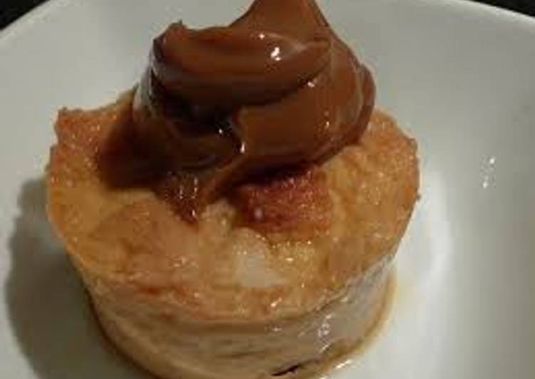 Budín de pan lactal con dulce de leche Receta de fatiinavarro18 Cookpad