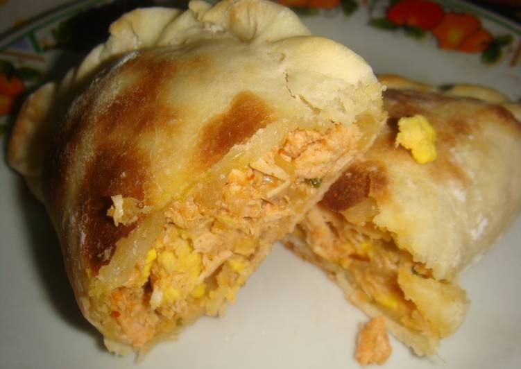 Image result for grande empanada con pollo receta