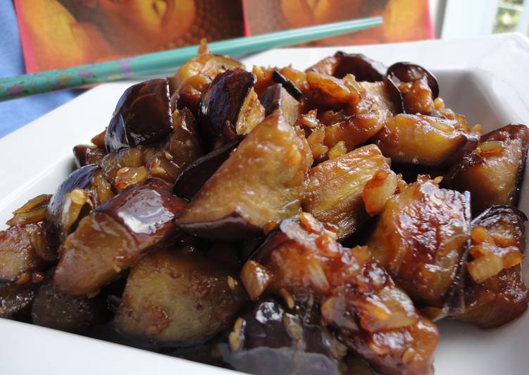 Aubergines confites