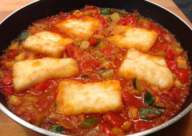 Bacalao con Sanfaina Receta de elfornerdealella - Cookpad