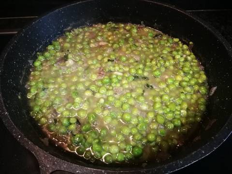 Foto del paso 5 de la receta Guisantes de la huerta en salsa a la menta