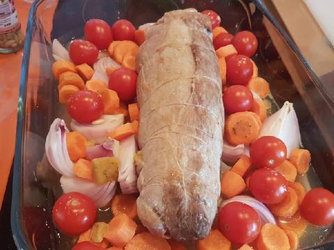 Foto del paso 7 de la receta Solomillo de cerdo relleno al horno