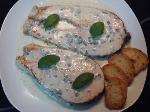 Foto del paso 3 de la receta Salmón al cabrales