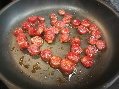 Foto del paso 2 de la receta Girasoles con relleno de espinaca y albahaca en salsa con chisto