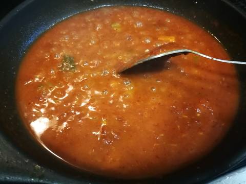 Foto del paso 5 de la receta Sopa de lechuga romana con jamÃ³n curado