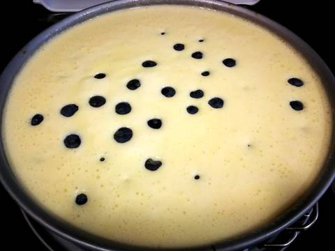 Foto del paso 7 de la receta Tarta de queso y arÃ¡ndanos con base de galletas