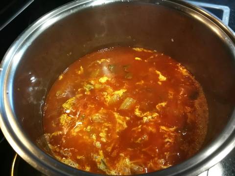Foto del paso 6 de la receta Sopa de tomate con lechuga romana