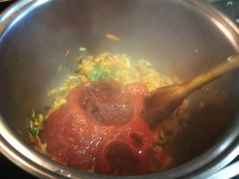 Foto del paso 3 de la receta Sopa de tomate con lechuga romana