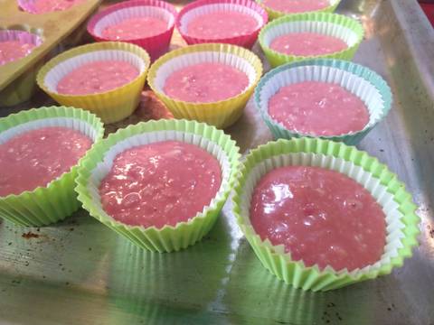 Foto del paso 9 de la receta Red Velvet muffins de chocolate rosa