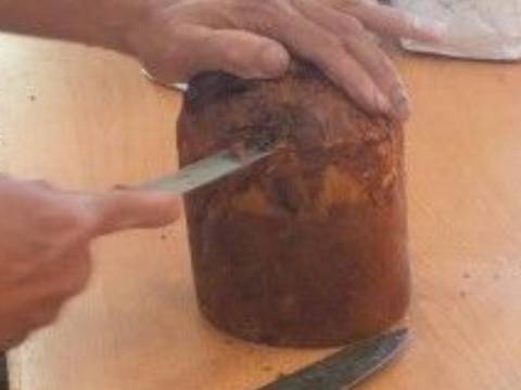 Pan dulce relleno con helado recipe step 2 photo