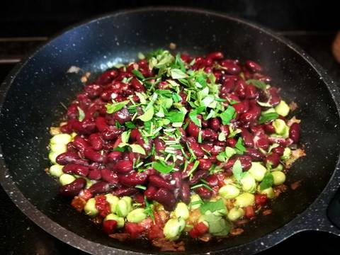 Foto del paso 2 de la receta Alubias roja con chorizo