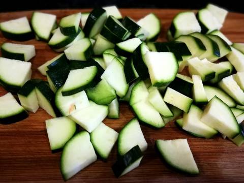 Foto del paso 3 de la receta Macarrones con calabacin y chorizo