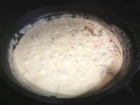 Foto del paso 6 de la receta Pasta italiana con espárragos silvestre y jamón currado